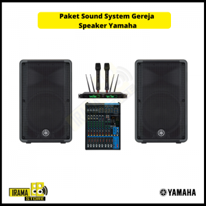 Paket Sound System Gereja Speaker Yamaha DBR12 - 2 Speaker